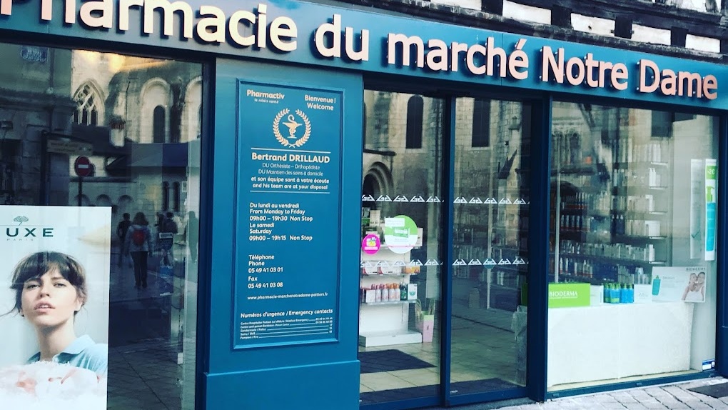 Magasin Pharmacie Wellpharma | Pharmacie du Marché Notre-Dame - Poitiers (86000) Visuel 1